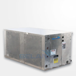 Geothermal horizontal water source heat pump units