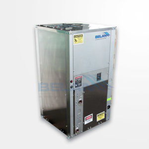 Geothermal water source heat pump vertical units